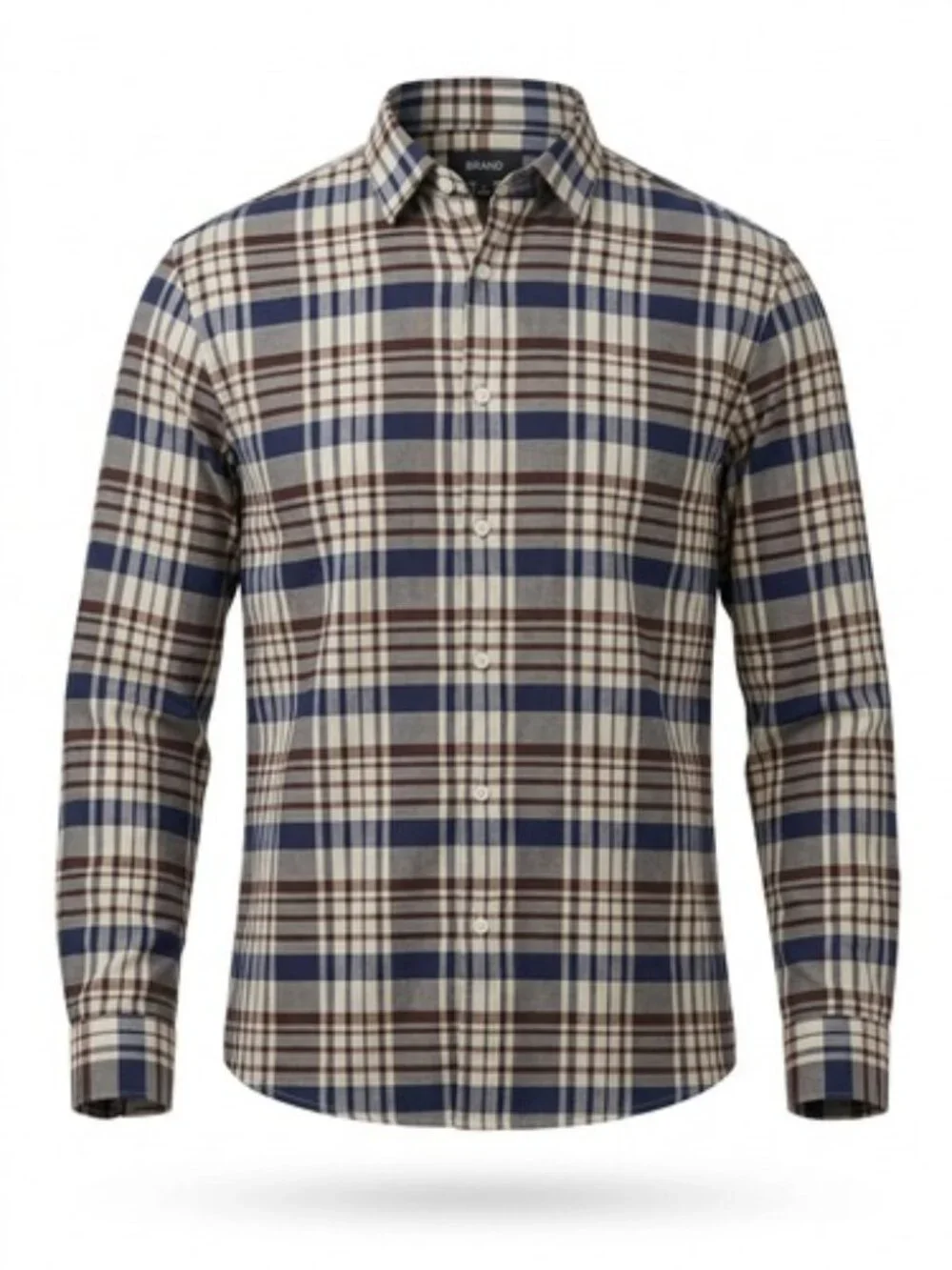 Banana Republic Slim Fit Untucked Flannel Button Down Shirt Men's Size XL